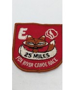 Illinois Fox River Canoe Race 25 Mile Iron On Embroidered Patch 3&quot; - $24.44 CAD