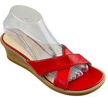 Reaction By Keneth Cole Shoes Wedge Slides Platform Sandals Women&#39;s Size 7.5M - £14.15 GBP