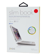 NEW Zagg Slim Book Rose Gold Bluetooth Keyboard Tablet Case for iPad Mini 2/3 - £22.51 GBP