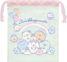 San-X Sumikko Gurashi Lunch Market Cup Drawstring Bag CA35002 - $15.19