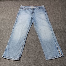 VTG Tommy Hilfiger Jeans Women 10 Blue Capri Mid Rise Wash 90s Y2K - £18.24 GBP
