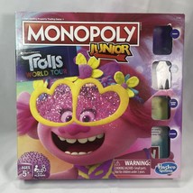 Monopoly Junior Trolls World Tour EditionBoard Game Pre-Owned, Complete,  - $160.56 MXN