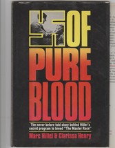Of Pure Blood by Hillel &amp; Henry 1977 1st U.S. pr. Hitler&#39;s  Master Race - £9.53 GBP