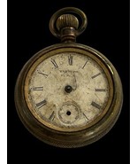 1897 Railroad Mens Pocket Watch EXPRESS U.S.A Open Face for Parts Missin... - $1,257.79 MXN