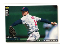 1995 Collector&#39;s Choice #277 Charles Nagy Cleveland Indians - £2.37 GBP