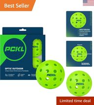 4-Pack Optic Outdoor Pickleball Balls for Tournament Play - USAPA Approved - $29.68