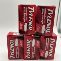 (5) Tylenol Extra Strength 500mg 24 Caplets Each 120 TOTAL 1/27 - $17.99