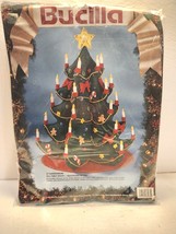 Bucilla O’Tannenbaum Felt Christmas Tree Kit 83033 Holiday Decor Rare 1993 - £47.12 GBP
