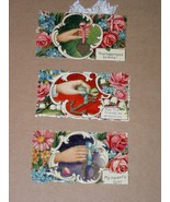 Vintage Valentine Lot Of 3 Vintage Decorative Strips Victorian Date Unknown - $20.50 CAD