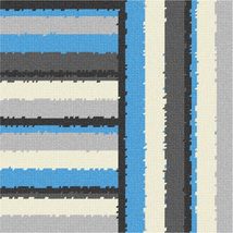 Pepita Needlepoint kit: Grey Collection Stripes 3, 10&quot; x 10&quot; - £60.93 GBP+