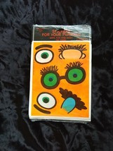 Vintage Halloween Stickers for Pumpkin Face 1995 Hallmark - £6.16 GBP