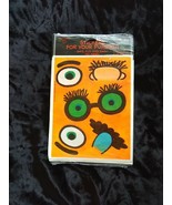 Vintage Halloween Stickers for Pumpkin Face 1995 Hallmark - £6.05 GBP