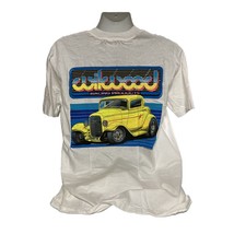 Vintage 1990 Wilwood Racing XL T Shirt Street Rod Classic Car Racing 2 Sided - £38.49 GBP