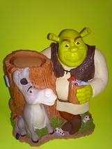 Shrek 2 Shrek &amp; Donkey Dixie Cup Holder Figures Dreamworks - £10.47 GBP