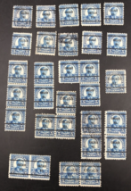 30 Teddy Roosevelt 5 Cent US #586 Stamps w/ Chicago ILL Precancel Overstamp - £30.89 GBP