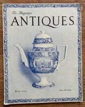 The Magazine Antiques June 1938 Hartford State House Staffordshire Candlesticks - £7.86 GBP