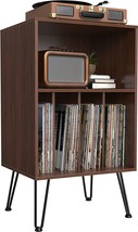 Iyrany Record Player Stand, Turntable Stand With Record Storage,, Etc. (Brown). - £83.06 GBP