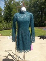 Nwt Betsey Johnson Teal Lace Dress 2 - £48.70 GBP