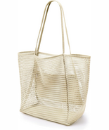 Beachnylon Mesh Tote Bag, Casual Tote Bag Hobo Women Foldable MAX 23L Sh... - $25.61 CAD