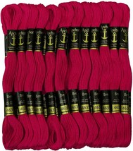 Anchor Stranded Cotton Thread Hand Embroidery Thread Cross Stitch Sewing Magenta - £9.97 GBP