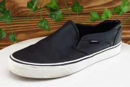 VANS Size 9 M Black Skateboarding Shoes Leather Women - $28.71
