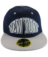 New York Men&#39;s Adjustable Snapback Baseball Cap with Script Under Brim N... - $20.44 CAD
