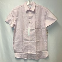 Calvin Klein Men&#39;s Short Sleeve Button Down Shirt (Size Small) - £46.40 GBP