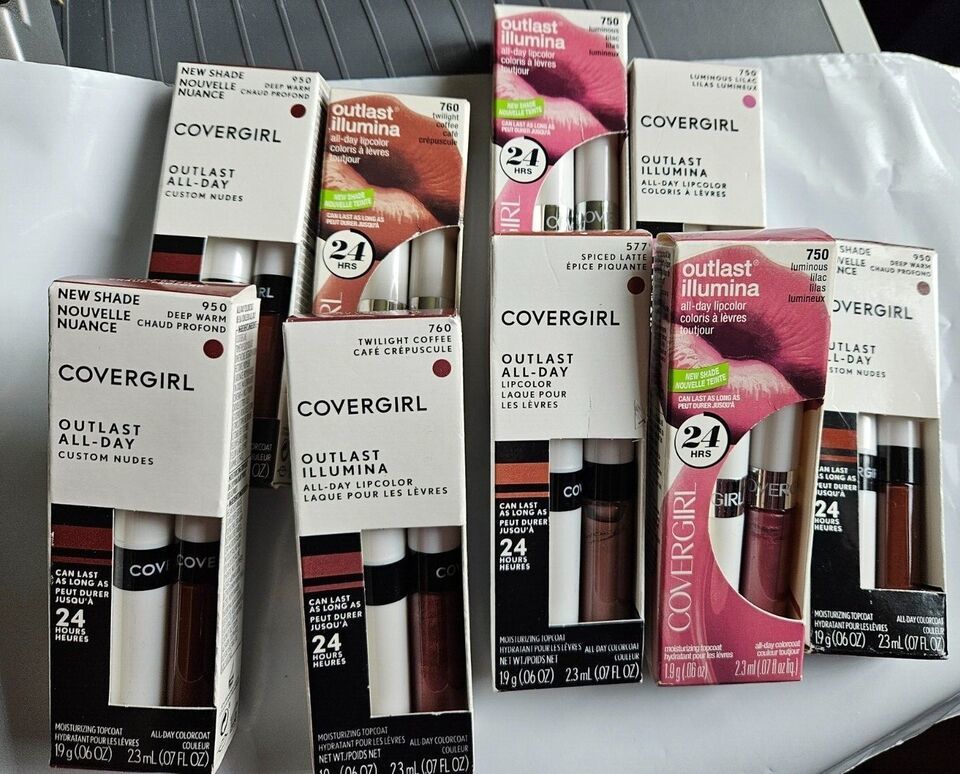 Covergirl Outlast All-Day Lip Color w/ Top Coat Sealed YOU CHOOSE YOUR C... - $9.65+