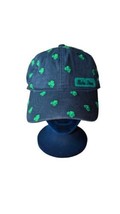 NWT Notre Dame Irish Clover Zephyr Navy Blue Adjustable Baseball Hat Cap All Ovr - £15.18 GBP