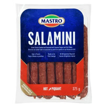 Mastro Salamini Hot Spicy Lactose Free, Gluten Free Snack 375g Each - £21.72 GBP