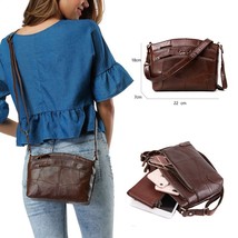 Women Shoulder Crossbody Bag Genuine Leather Large Capacity Women Handbags Multi - £54.08 GBP