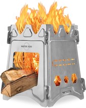 Medium-Sized Master Rose Wood Flatpack Stove, Wood Camping Stove, Ultral... - $34.98