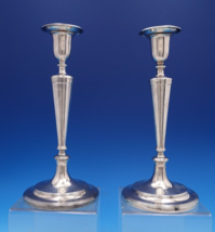 Hamilton by Tiffany and Co Sterling Silver Candlestick Pair #17267B/7117... - $1,979.01