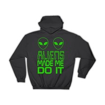 Cute Aliens Ufo : Gift Hoodie Science Fiction Day Celebration Wall Decoration Po - £28.24 GBP