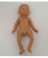 vintage small newborn boy anatomically correct blue eyed baby doll - $29.70