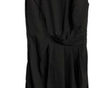 Tiana B Women Little Black Dress Size 4 Lined faux wrap Knee Length - $13.41