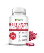 Beet Root Capsules - 1200mg Per Serving - 200 Beet Root Powder Capsules ... - $29.69