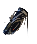Adams Golf Stand Bag Black Silver 3-Way Top Carry Handle ~34&quot; No Strap - $67.15 CAD