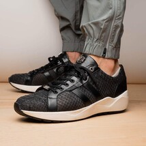 sueded Snake and classic calfskin fashion sneaker Shoes Verona Black image 7