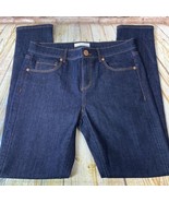 Loft MODERN SKINNY Womens Size 27/4 Blue Mid Rise Jeans Denim Pants 29x28.5 - £8.94 GBP