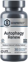 MAKE OFFER! 2 Pack Life Extension Geroprotect Autophagy Renew 30 veg caps - £30.67 GBP