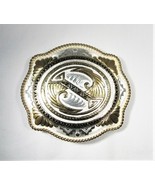 Montana Silversmiths Vintage Silver Plated Belt Buckle Large C2714 - £94.69 GBP