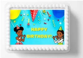 Gracie&#39;s House Birthday  Edible Image Edible Cake Topper Frosting Sheet ... - $14.18+