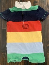 Ralph Lauren Infant Boys One Piece Outfit Size 9 Months Red Yellow Blue ... - $12.19