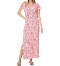 Lilly Pulitzer etta maxi dress in Mizner Red Seaside Harbour - size M - £54.30 GBP