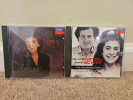 Lot of 2 Cecilia Bartoli CDs: Rossini Recital, Impatient Lover - £7.46 GBP