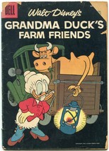 Four Color Comics #763 1957- Grandma Ducks Farm Friends G - £14.80 GBP