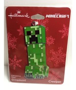 Hallmark Minecraft Creeper Flat Metal 2D Christmas Ornament  NEW - $12.25