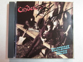 Cinderella~Heartbreak Station Cd Tom Keifer Eric Brittingham Autographs Genuine - £58.33 GBP