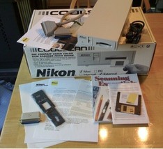 Nikon Coolscan LS-10E Mac SCSI Complete + box Slide/Negative Scanner WORKS FINE - £418.63 GBP